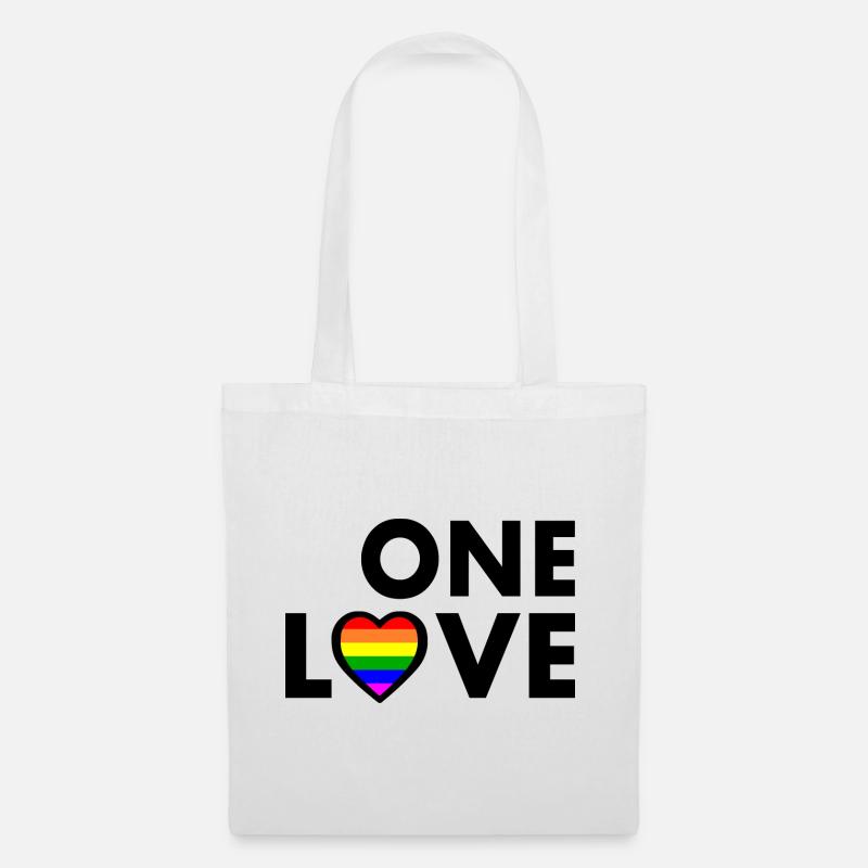 One love - Stoffbeutel - Weiß