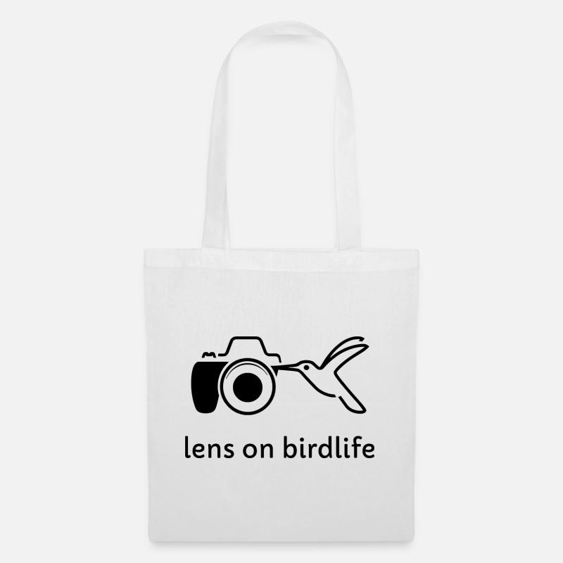 Objectif sur l’avifaune - Sac en tissu - blanc