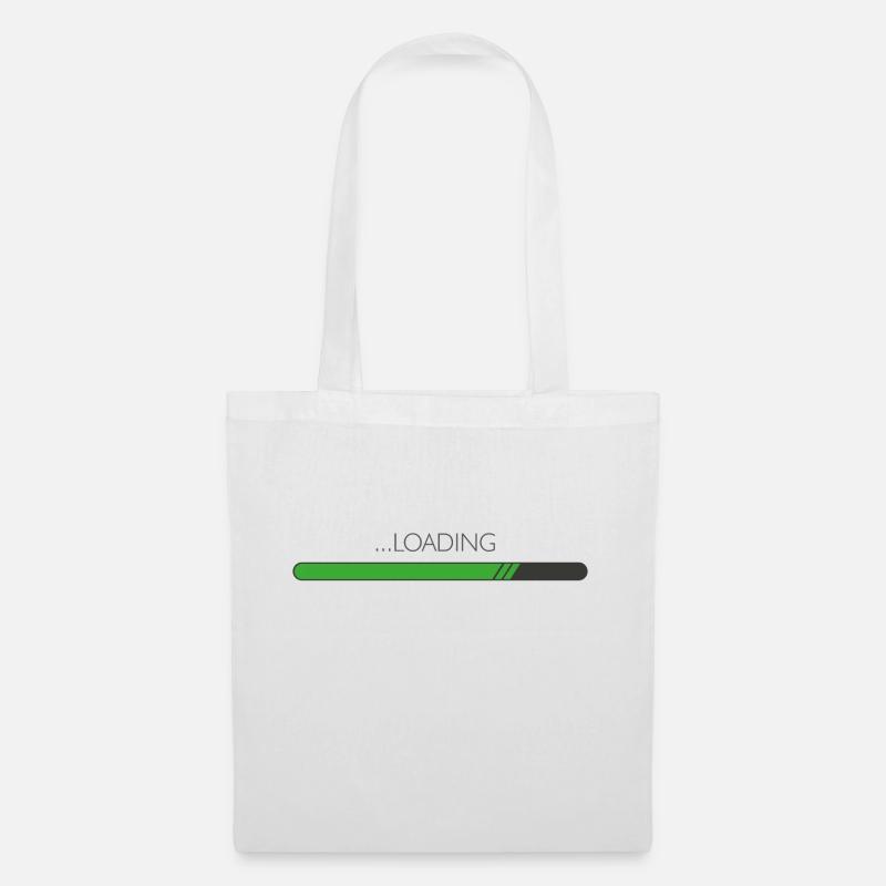 Loading... - Stoffbeutel - Weiß