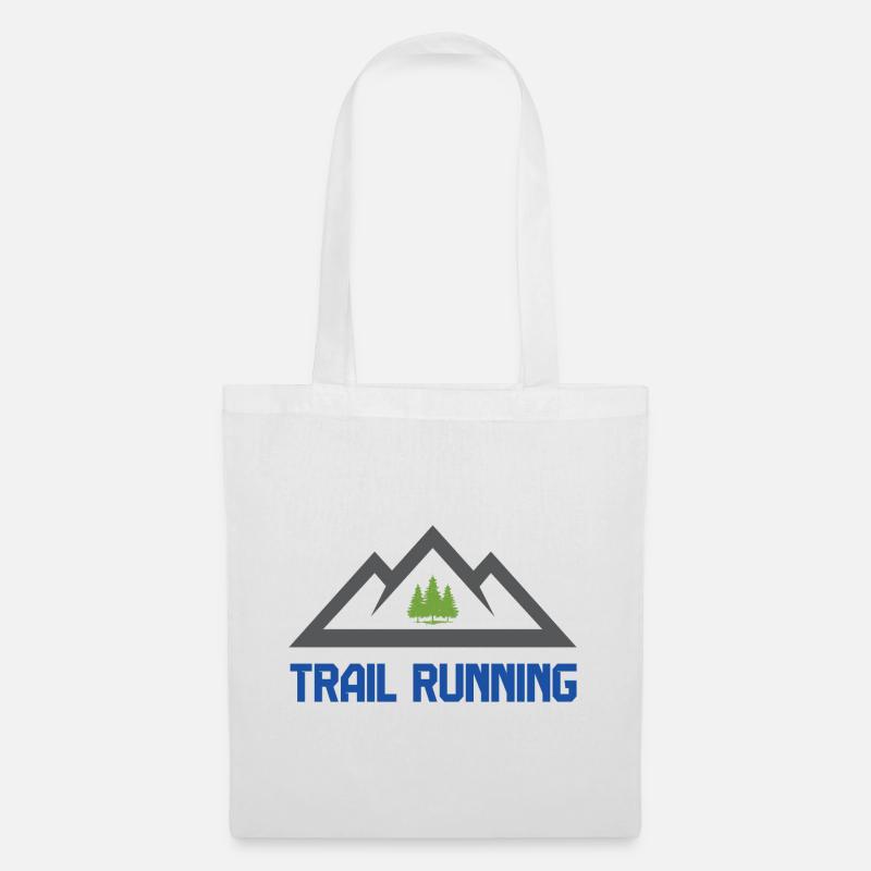 Trailrunning (Trailrunning) - Stoffbeutel - Weiß