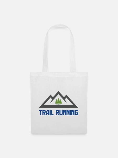 Trailrunning (Trailrunning) - Stoffbeutel - Weiß