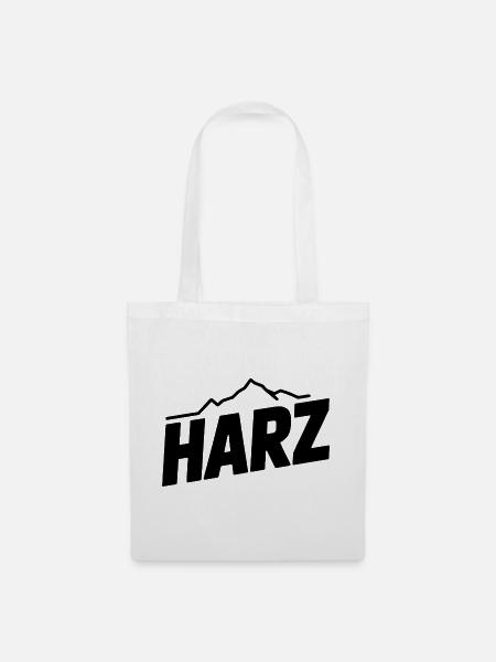 Harz - Souvenir Design - Stoffbeutel - Weiß