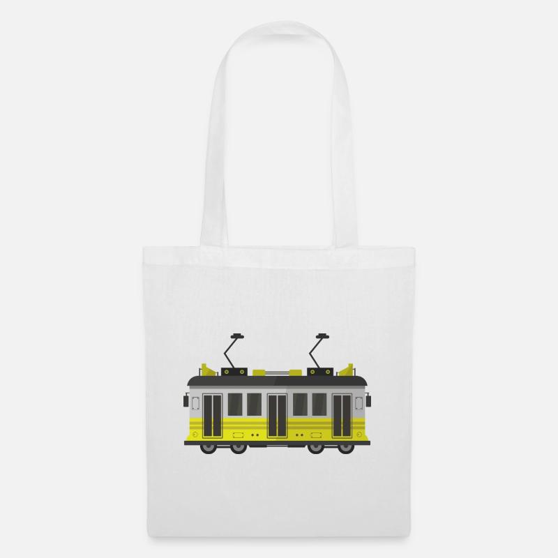 Straßenbahn - Stoffbeutel - Weiß