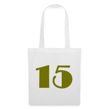 15. 15 YEARS. 15th ANNIVERSARY. 15 YEAR ANNIVERSARY. - Tote Bag - white - Front