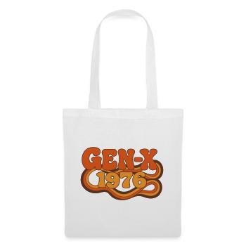 Gen-X 1976 Vintage Retro 50th Birthday Design - Tote Bag - white - Front