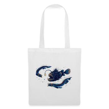 Kosmos-Blauer Sternenfisch - Stoffbeutel - Weiß - Vorne