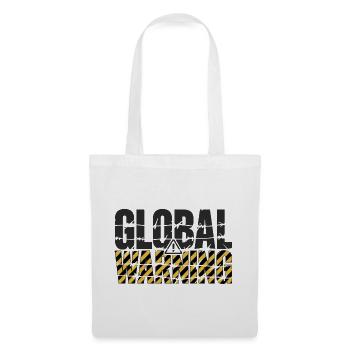 Global Warning Klima - Stoffbeutel - Weiß - Vorne