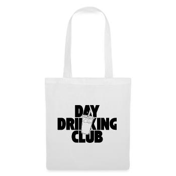 Day Drinking Club – Eiskaffee mit Statement - Stoffbeutel - Weiß - Vorne