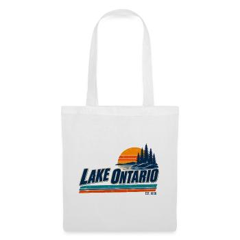 Lake Ontario EST 1656 Retro - Stoffbeutel - Weiß - Vorne