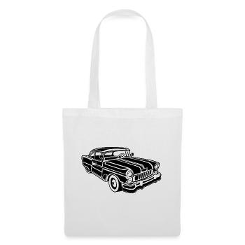 Chevy Cadilac / Muscle Car 02_black - Tote Bag - white - Front