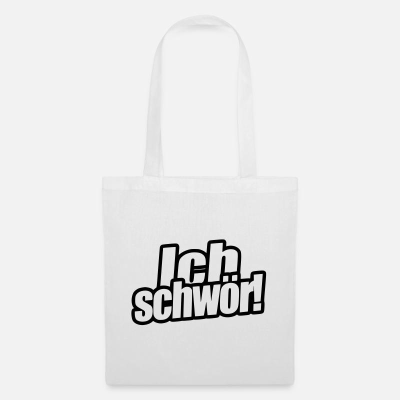 Ich schwör! - Stoffbeutel - Weiß