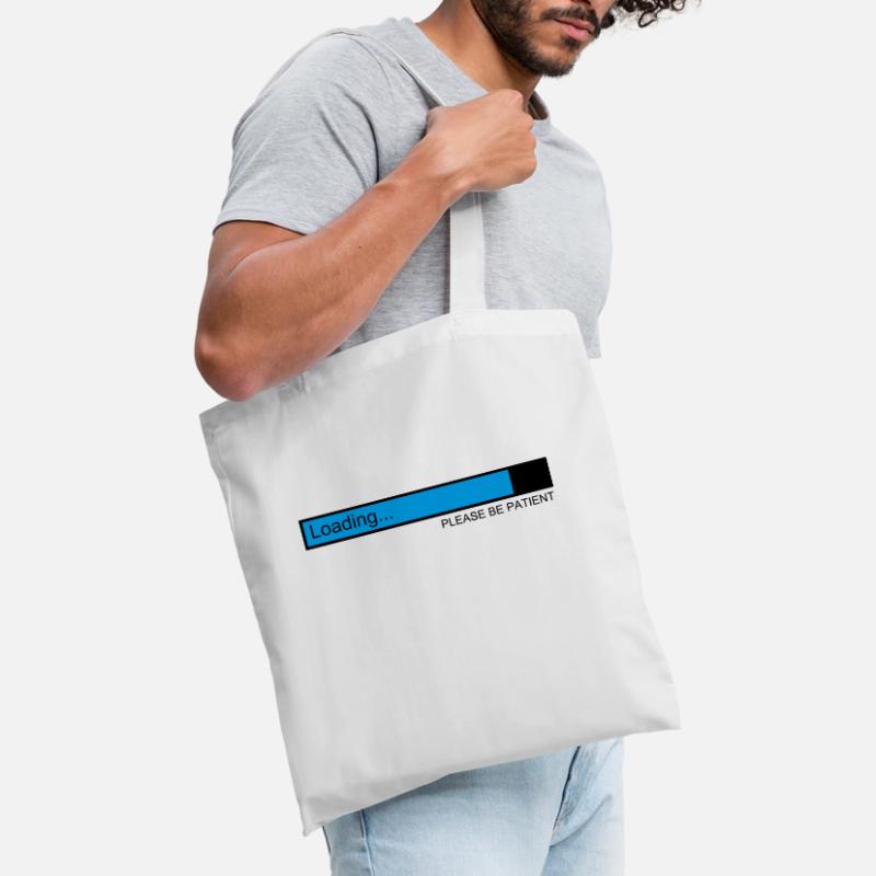 loading / loading bar / pc / download Tote Bag