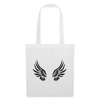 LIKE A BIRD - Sac en tissu - blanc - Devant