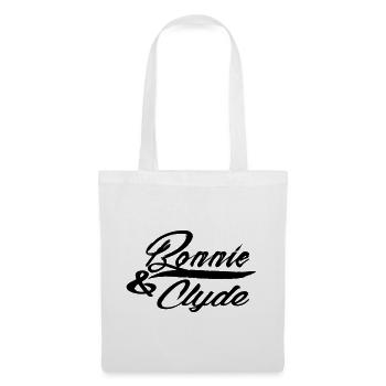 bonnie und clyde - Stoffbeutel - Weiß - Vorne