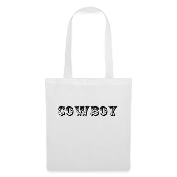 cowboy - Stoffbeutel - Weiß - Vorne