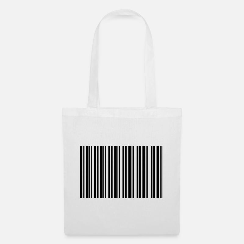 Conception de technologies informatiques pour nerds de code-barres - Sac en tissu - blanc