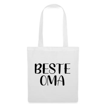 Beste Oma - Stoffbeutel - Weiß - Vorne