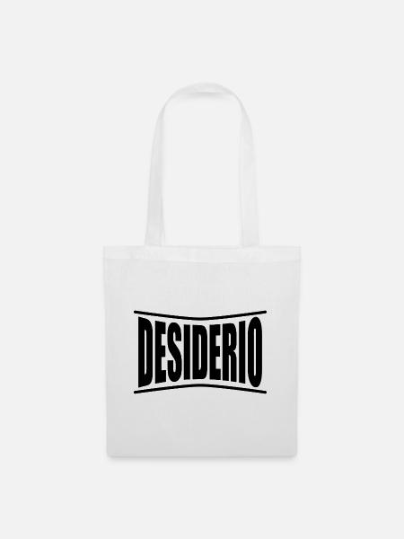 T-Shirt Desire T-Shirt Geschenkidee - Stoffbeutel - Weiß