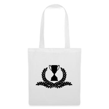 Laurel wreath with long offshoots of branches - Tote Bag - white - Front