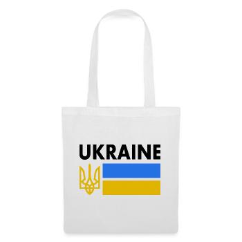 Ukraine - Stoffbeutel - Weiß - Vorne