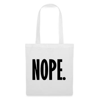 Nope - Tote Bag - white - Front