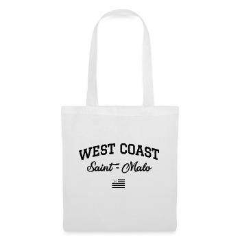 WEST COAST Saint Malo Breton flag - Tote Bag - white - Front