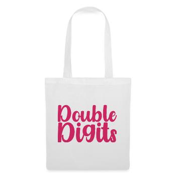 Cadeau de 10e anniversaire, 10 ans, pour garçons et filles - Sac en tissu - blanc - Devant