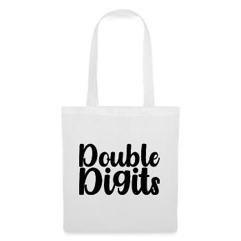 Cadeau d’anniversaire 10 ans, 10 ans, pour garçons et filles - Sac en tissu - blanc - Devant