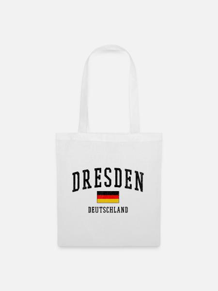 Dresden - Stoffbeutel - Weiß