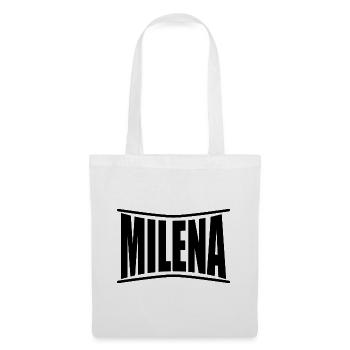T-Shirt Milena T-Shirt Geschenkidee - Stoffbeutel - Weiß - Vorne