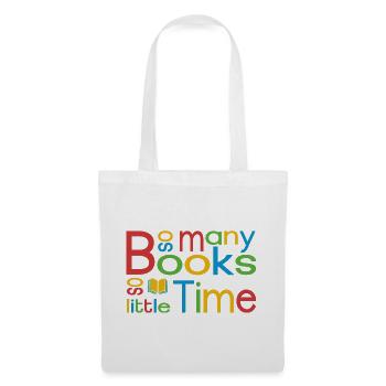 So many books, so little time - Tote Bag - white - Front