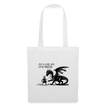 Just a Girl who loves Dragons - Tote Bag - white - Front