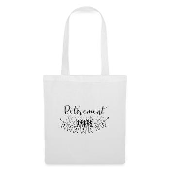 Bonne fête de départ à la retraite Bonjour la pension. - Sac en tissu - blanc - Devant