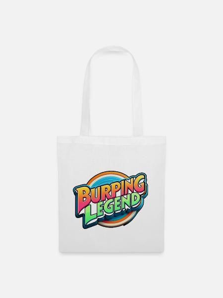 Burping Legend 18 - Stoffbeutel - Weiß