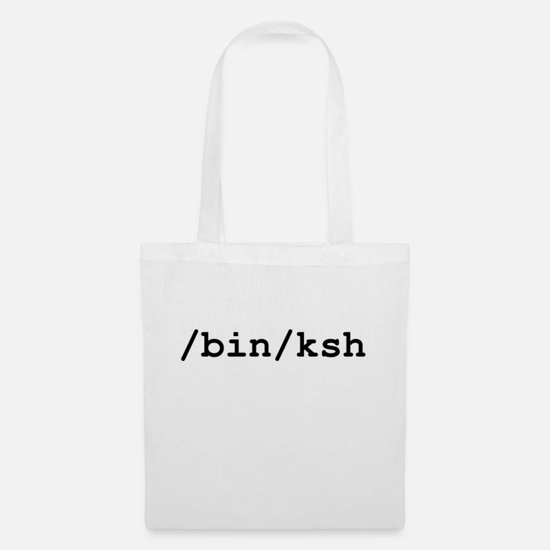 KornShell - /bin/ksh - Sac en tissu - blanc