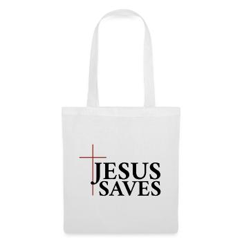 Jesus Rettet - Stoffbeutel - Weiß - Vorne