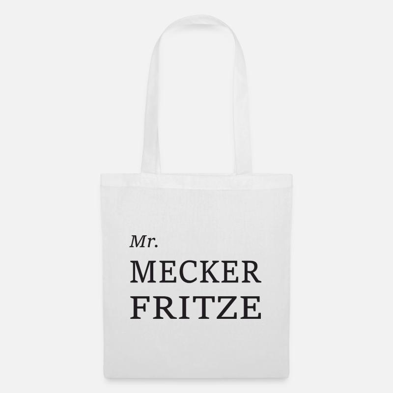 Meckerfritze - Stoffbeutel - Weiß