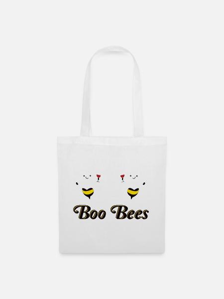 Boo Bees Halloween Duo - Stoffbeutel - Weiß