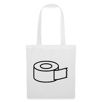 Klebeband Tape Handwerk Icon - Stoffbeutel - Weiß - Vorne
