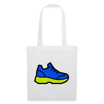 Baskets de course modernes - Sac en tissu - blanc - Devant