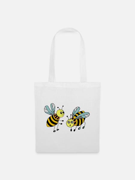 Insekten - Stoffbeutel - Weiß