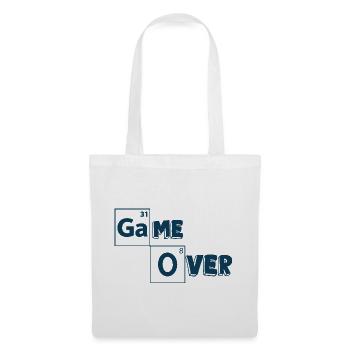 Game over games shirt - Sac en tissu - blanc - Devant