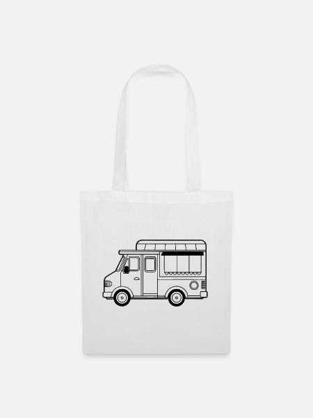 Food Truck - Stoffbeutel - Weiß