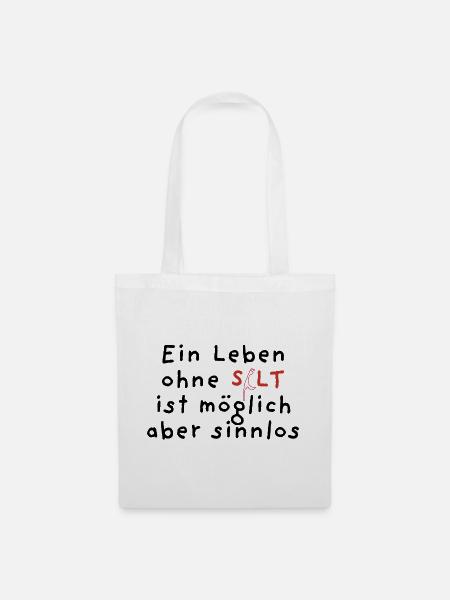 Ein Leben ohne Sylt ist möglich aber sinnlos - Stoffbeutel - Weiß