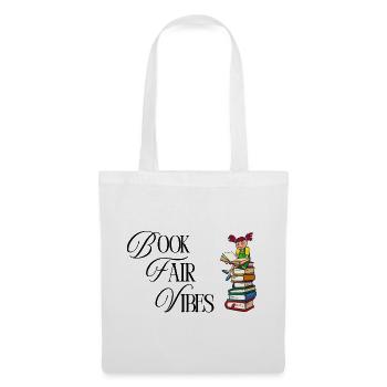 Nur Buchmesse-Vibes - Stoffbeutel - Weiß - Vorne