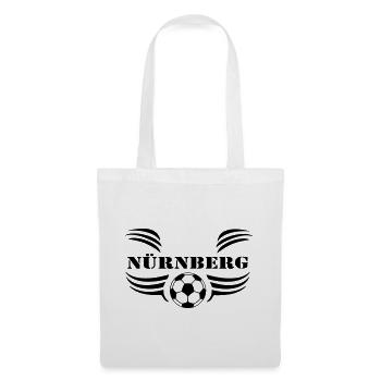 Nürnberg , Fußball , Leidenschaft (25) - Stoffbeutel - Weiß - Vorne