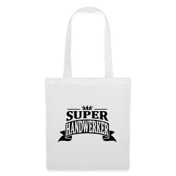 super handwerker - Stoffbeutel - Weiß - Vorne