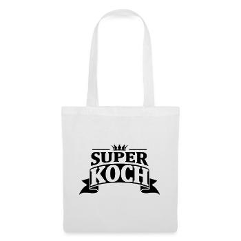 super koch - Stoffbeutel - Weiß - Vorne
