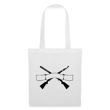 gewehr verein schütze name text fest club waffe - Tote Bag - white - Front