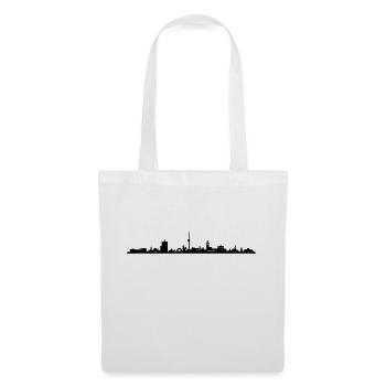 Skyline - Stuttgart - Stoffbeutel - Weiß - Vorne